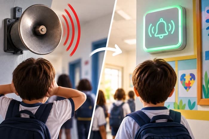Tubarão terá mudanças nos sinais sonoros das escolas para inclusão de alunos com TEA