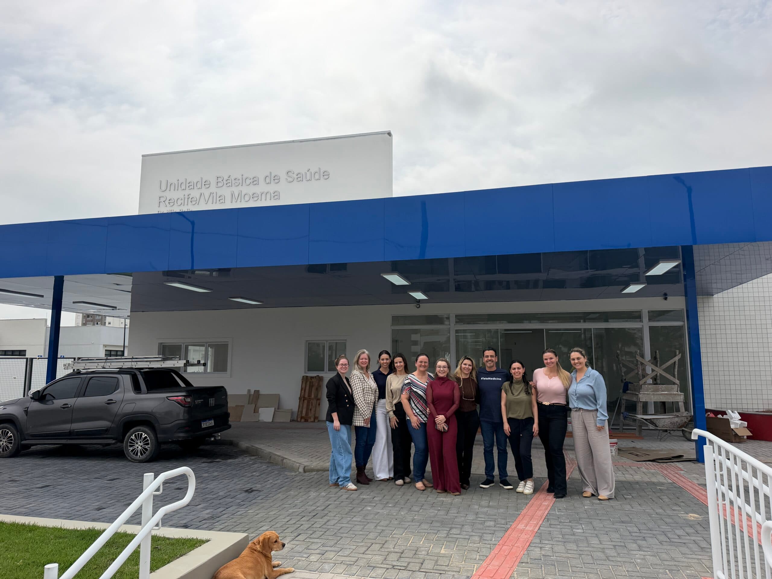 Obras da nova UBS Recife/Vila Moema está 80% concluída - Prefeitura de Tubarão