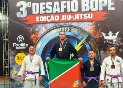 Policial de Tubarão é Campeão em Desafio de Jiu-Jitsu do BOPE