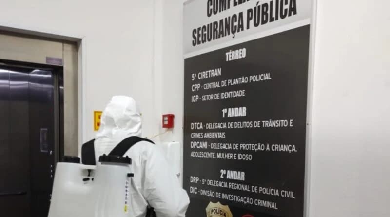 Tubarão reforça combate ao Aedes aegypti com borrifação em prédios públicos