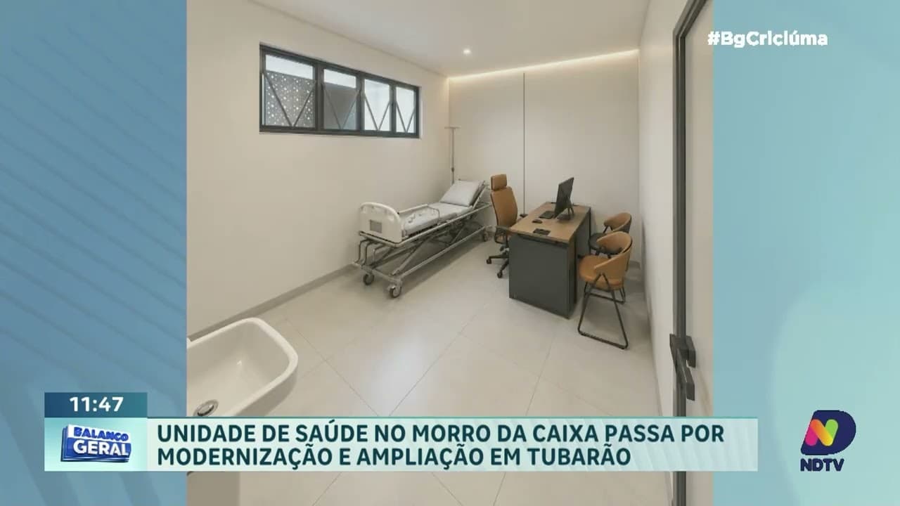 Posto de saúde do Morro da Caixa será ampliado em Tubarão