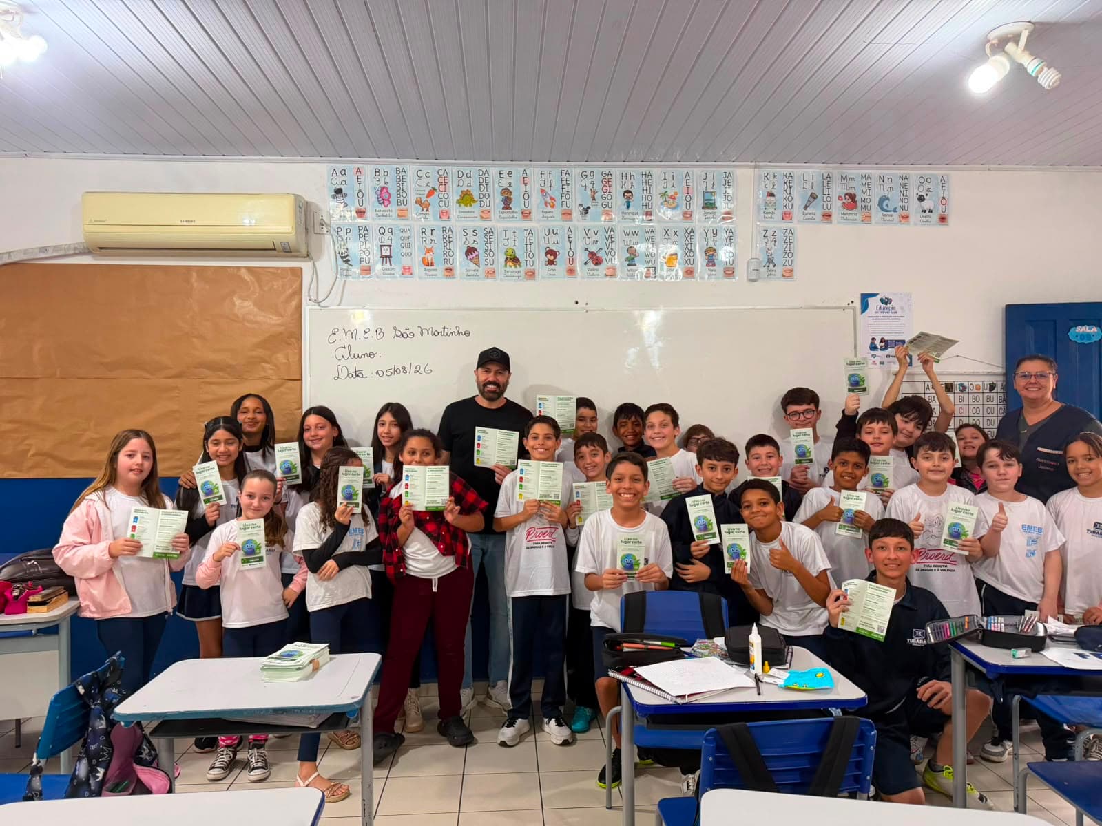 Educação Ambiental promove conscientização sobre sustentabilidade nas escolas municipais - Prefeitura de Tubarão