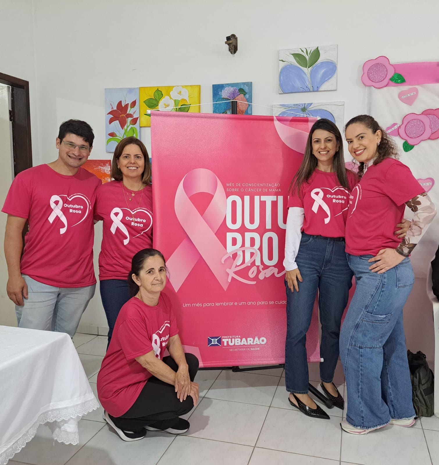 CAPS AD promove ação de conscientização e autocuidado no Outubro Rosa - Prefeitura de Tubarão