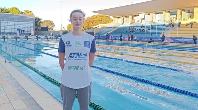 Atleta de Tubarão disputa Campeonato Brasileiro Infantil de Natação em Brasília