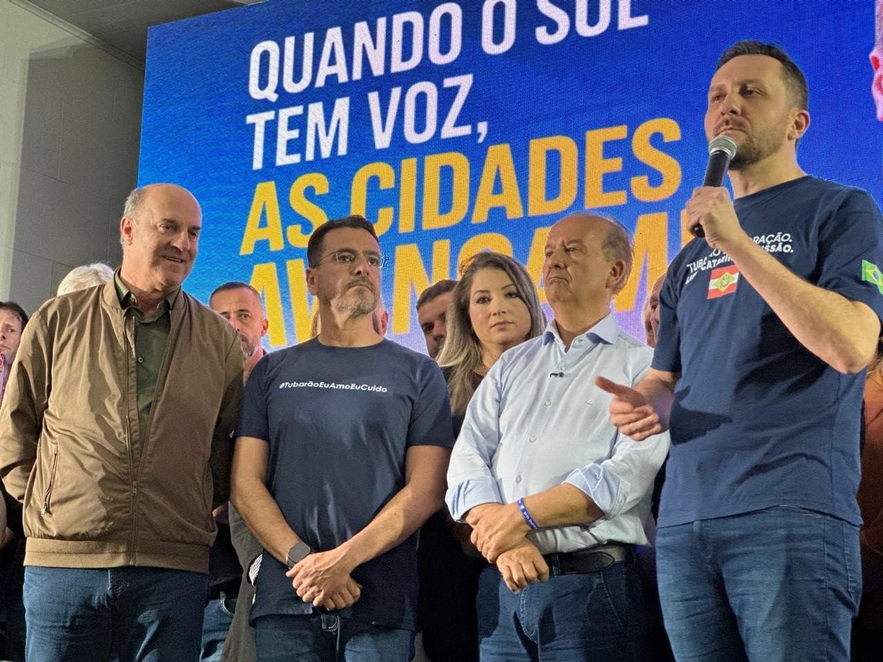 Pepê Collaço presta contas de mandato em Tubarão com apoio do Governador e mil pessoas